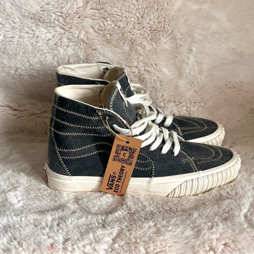 VANS SK-8 Hi Eco TheoryTapered Stone wash Sneakers UNISEX